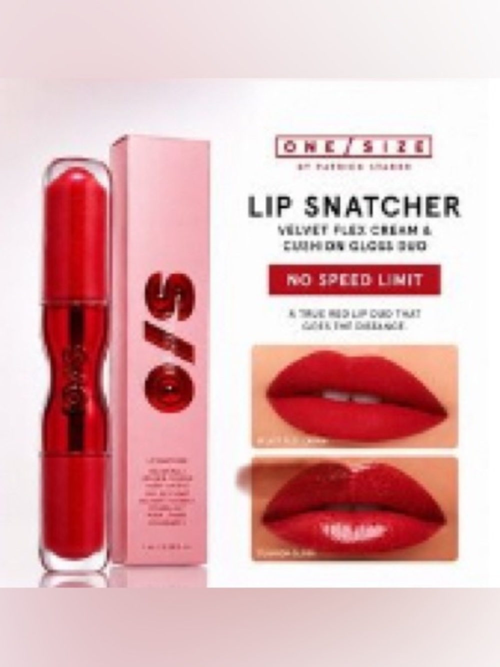 ONE/SIZE Lip Snatcher Velvet Flex Cream & Cushion Gloss Duo